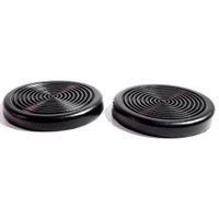 Clutch and Brake Pedal Pads.  3" Diameter.  Pair-CB 81