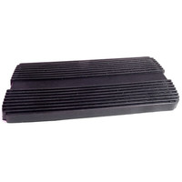 Power Brake Pedal Pad, Black.  Made in curved configuration-CB 83-H