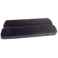Power Brake Pedal Pad, Black.  Made in curved configuration-CB 83-H