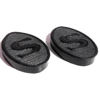 Clutch and Brake Pedal Pads.  1-3/4" wide X 3" long.  Pair-CB 98