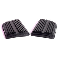 Clutch and Brake Pedal Pads.  3-3/4" wide.  Pair-CB 99-D