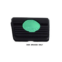 Clutch or Brake Pedal Pads, with Stainless Steel Center-CB 99-H