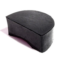 Door Bumper.  13/16" high X 1-1/4" wide X 1/2" thick.  Each-DB 6