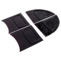 Hood Corner Covers.  Flat rubber with original design-HC 20