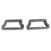 Back-up Light Lens Gaskets.  Made of gray sponge.  Pair-LG 2000-104