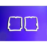 Tail-light Lens Gaskets.  Made of white sponge.  Pair-LG 2003-100