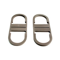 Tail-light Lens Gaskets.  Oval type, made of gray sponge-LG 9451