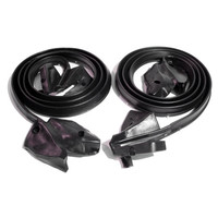 Molded Door Seals.  For 2-door hardtops and convertibles-LM 12-H