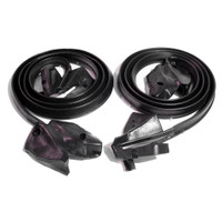 Molded Door Seals.  For 2-door hardtops and convertibles-LM 12-H