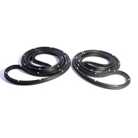 Rear Molded Door Seals with Clips.  For 4-door station wagon-LM 12-QC