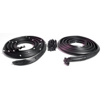 Molded Door Seals with Clips.  For late '63-'64 convertibles-LM 13-C