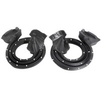 Rear Door Seals.  Made with molded ends and installed clips-LM 18-S