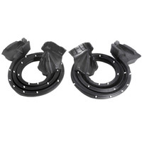 Rear Door Seals.  Made with molded ends and installed clips-LM 18-S
