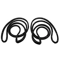 Rear Molded Door Seals, with Clips.  For 4-door sedan-LM 20-P/R