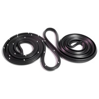 Front Molded Door Seals, with Clips.  For 4-door sedan-LM 20-M