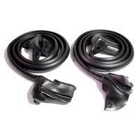 Molded Door Seals with Clips and Molded Ends.  Pair R&L-LM 22-C