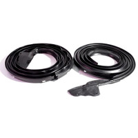 Molded Door Seals with Steel Core and White Clips-LM 23