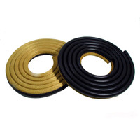 Front Door Seals for 4-Door Sedan. Green/Gold. 22-LM 23-JGRE