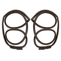 Front door seals. Fits '66-'67 Mopar B-body 4-door sedan-LM 23-N