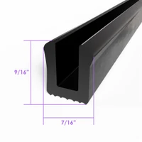 Sold By The Foot - Glass Setting "U" Channel-LP 108-A