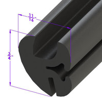 Sold By The Foot - Glass Channel with Lockstrip-LP 100