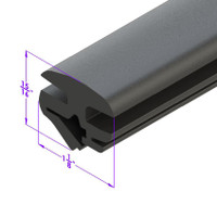 Windshield Seal with Self-Locking Lockstrip-LP 100-B