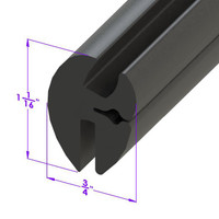 Sold By The Foot - Windshield and Fixed Side Window Seal without Lockstrip-LP 101