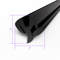 Sold By The Foot - Self-Locking Windshield Gasket. 50 Foot Piece-LP 101-O 50