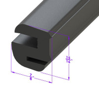 Windshield and Rear Window Seal.  Sold by the foot  -LP 30-W