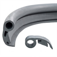 Door Cab Seal, Gray. Sold by the foot.-LP 103-A/GR