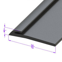 Upper Door Waist Seal for 2-Door Coupes w/V-8-LP 104-M