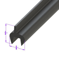 Sold By The Foot - Swing-Out Lower Windshield Seal-LP 108