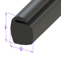 Front Nose Seal.  Sold by the foot-LP 109-C/FT