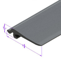 Top of Radiator Hood Seal.  2-3/4" wide.  Sold by the foot-LP 109-G/FT Top of Radiator Hood Seal.  2-3/4" wide.  Sold by the foot-LP 109-G/FT