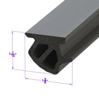 Roof Rail Seal.  Sold by the foot  -LP 120-N