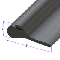 Sold By The Foot - Top Bow to Header Seal. Each car uses five feet-LP 110-G