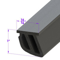 Roof Rail Seal, Small Profile.  Sold by the foot-LP 110-MG