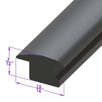 Sold By The Foot - Roof Related Seal. Top insert filler & seal for closed cars-LP 110-R