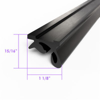 Sold By The Foot - Roof Rail Seal (front)-LP 110-T