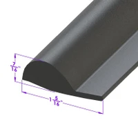 Sold By The Foot - Rear Center Hardtop Seal-LP 110-Z/FT