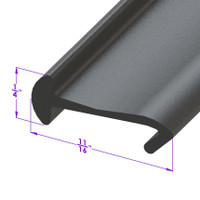 Fender Skirt Seal.  Approximately 10 ft. used per car  -LP 111-M