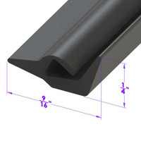 Wheel Spoiler Trim.  Sold by the foot-LP 111-X