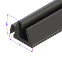 Roof Rail Seal, for Convertibles and Hardtops (early series)-LP 12-D