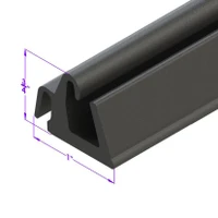 Sold By The Foot - Roof Rail Seal, for Convertibles and Hardtops (early series)-LP 12-D