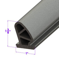 Roof Rail Seal, Rear.  Sold by the foot.-LP 120-FA