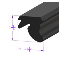 Sold By The Foot - Roof Rail Seal, for Hardtops-LP 120-I