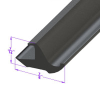 Swing-Out Windshield Seal.  Sold by the foot-LP 97-F