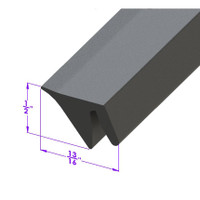 Rear Roll-Up Seal.  Sold by the foot-LP 14-R