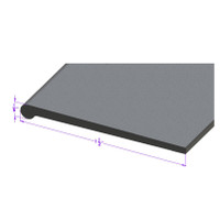 Fender welt. All rubber type with 1/8 in. bead and 1  1/2 in wide-LP 15-C