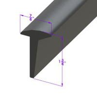 Sold By The Foot - Fender welt. All rubber type with 3/4 in-LP 15-E